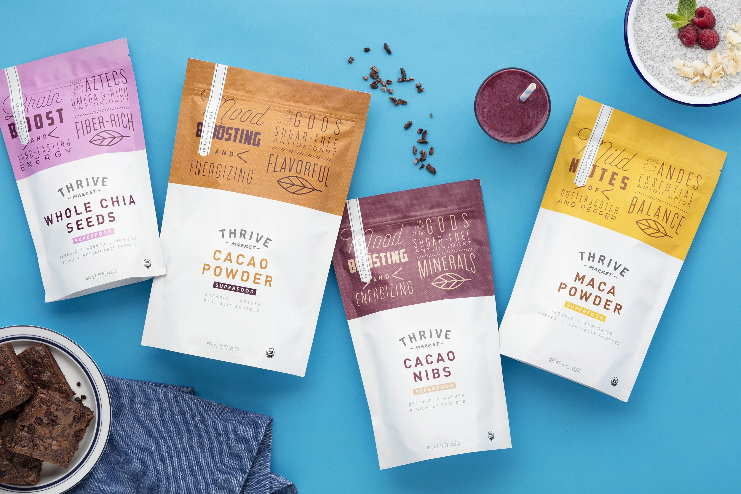  Thrive Market Superfoods received second place from the dieline. 