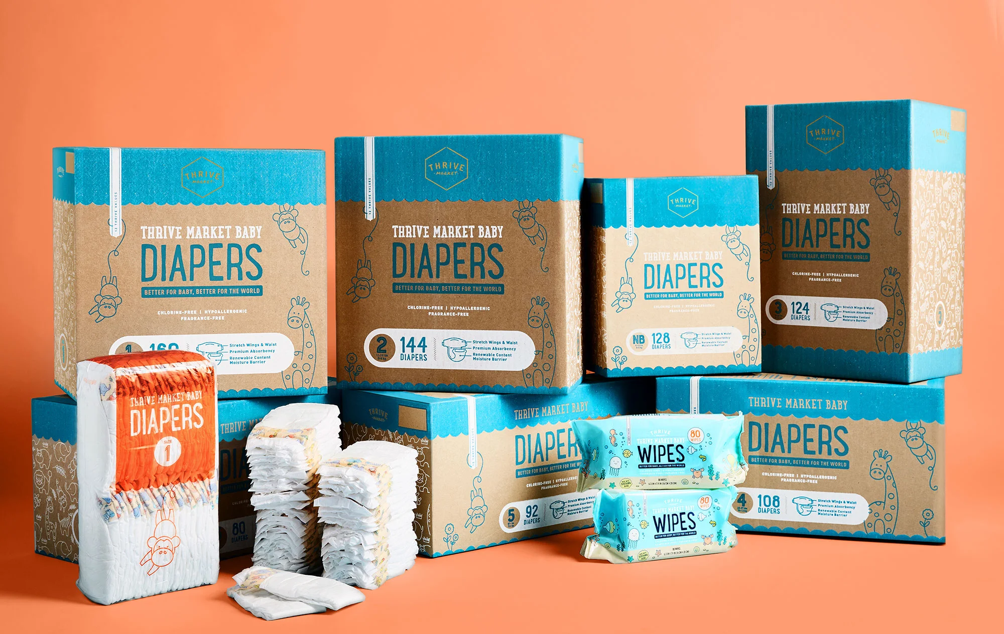  Brand and package design for Thrive Market Baby segment. 