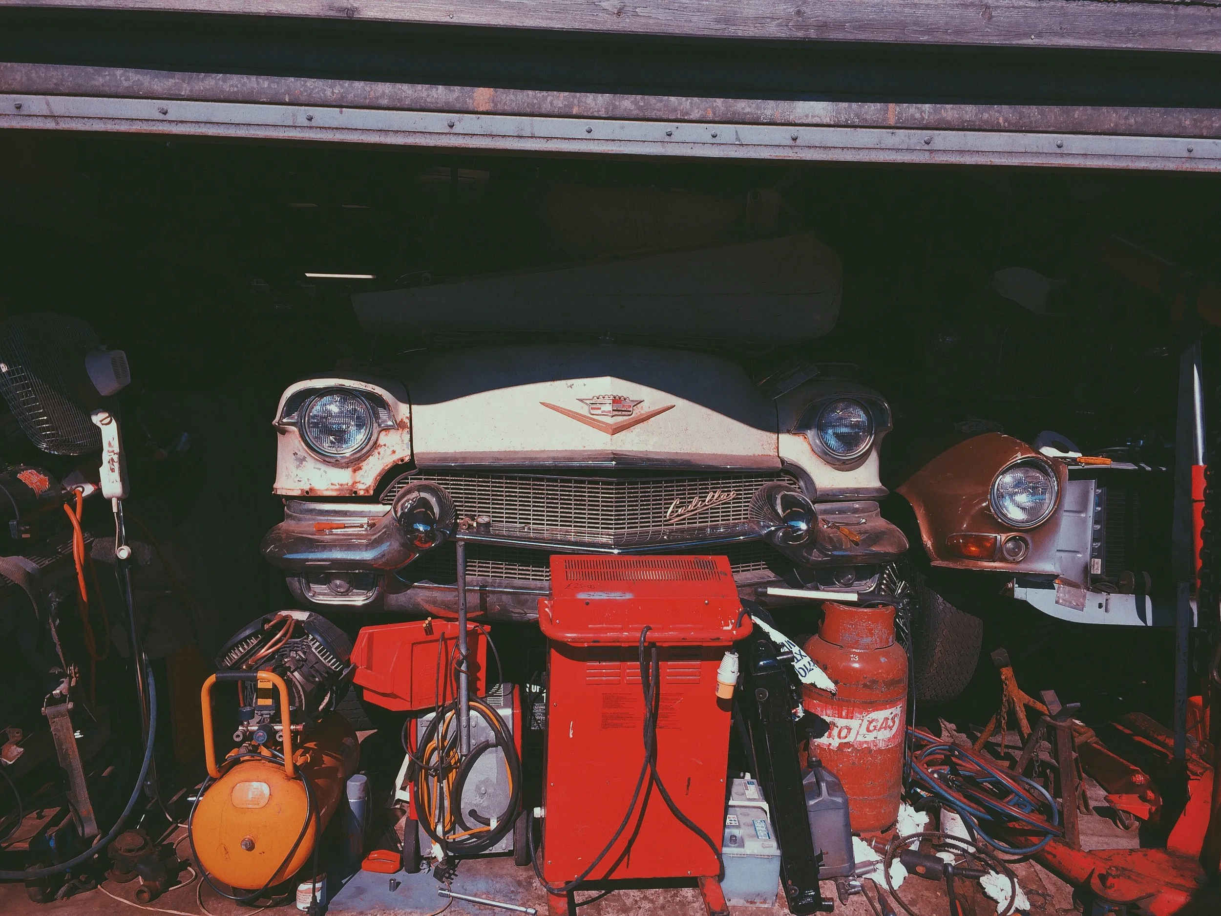 Car In A Workshop