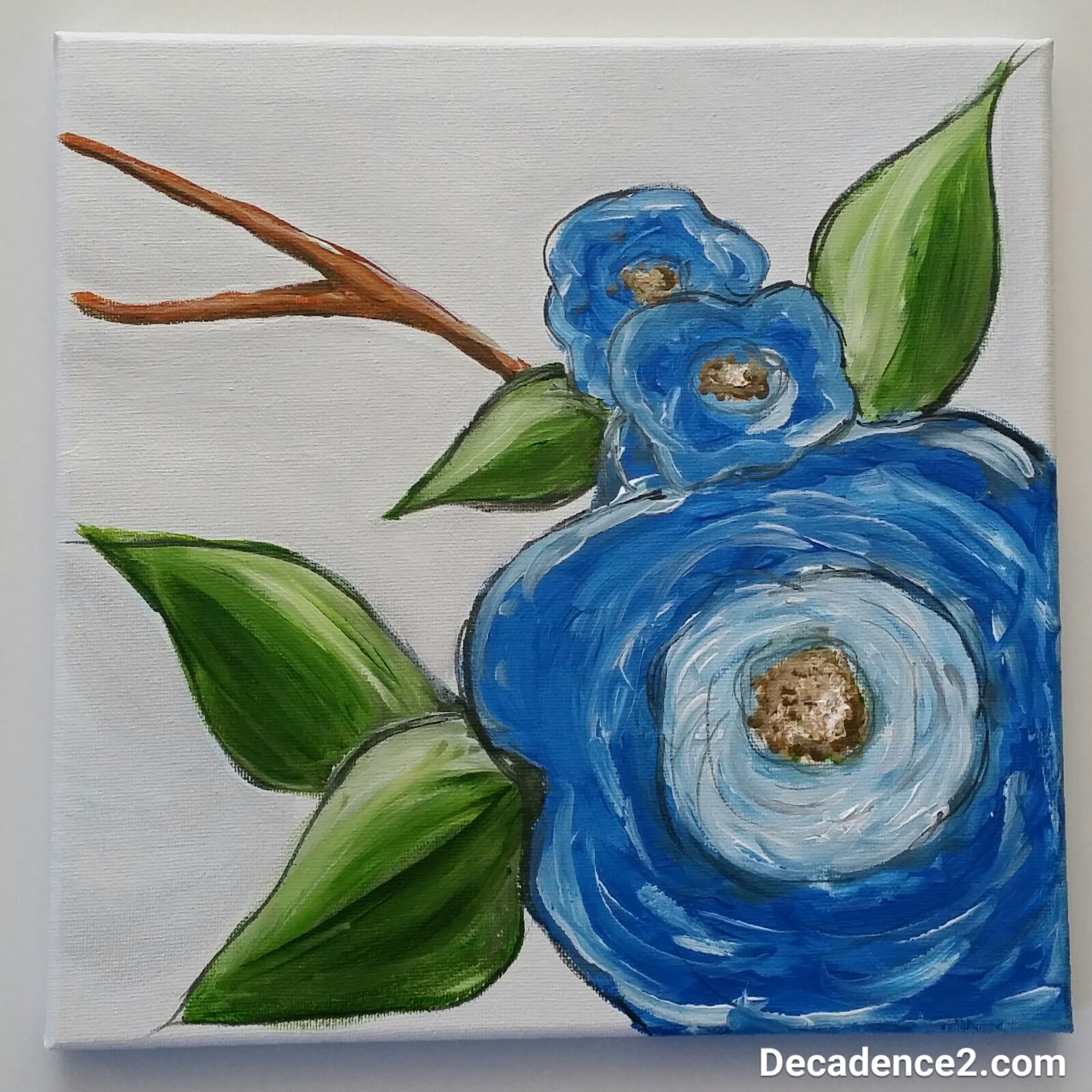 blue flowers 