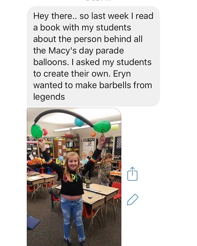 Received this message today from a teacher friend. Kids are always watching us. Influence them in positive ways! 🌟 Go Eryn! 🤗
#littleeyesarewatching #positiveinfluence #crossfitkids