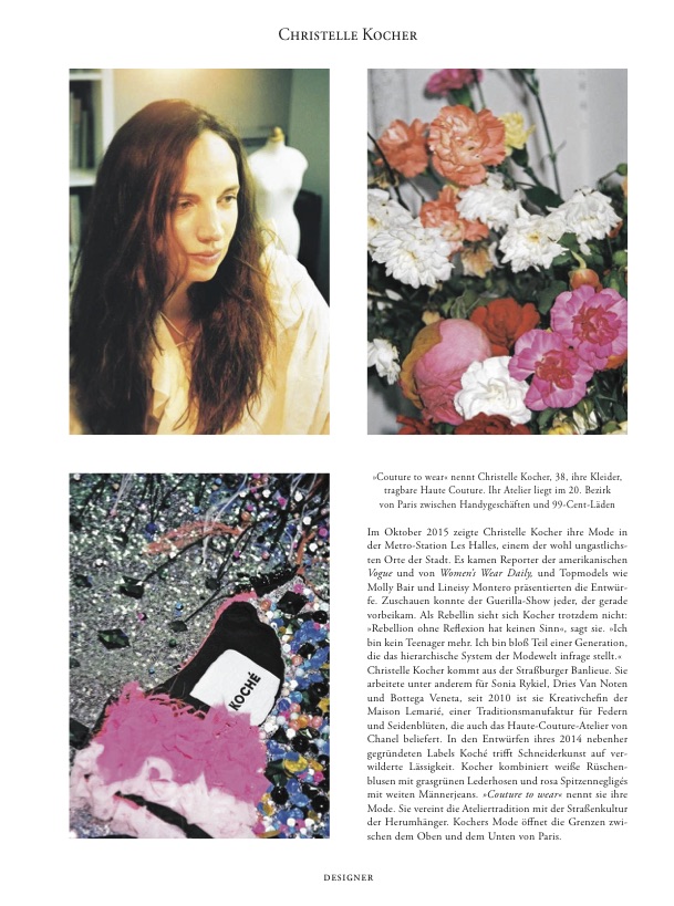 CHRISTELLE KOCHER / ZEIT