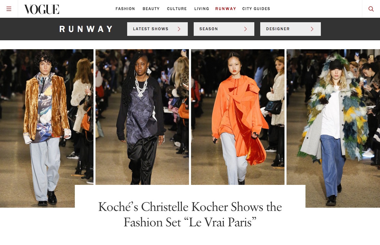 KOCHÉ SHOW FW16 / VOGUE.COM