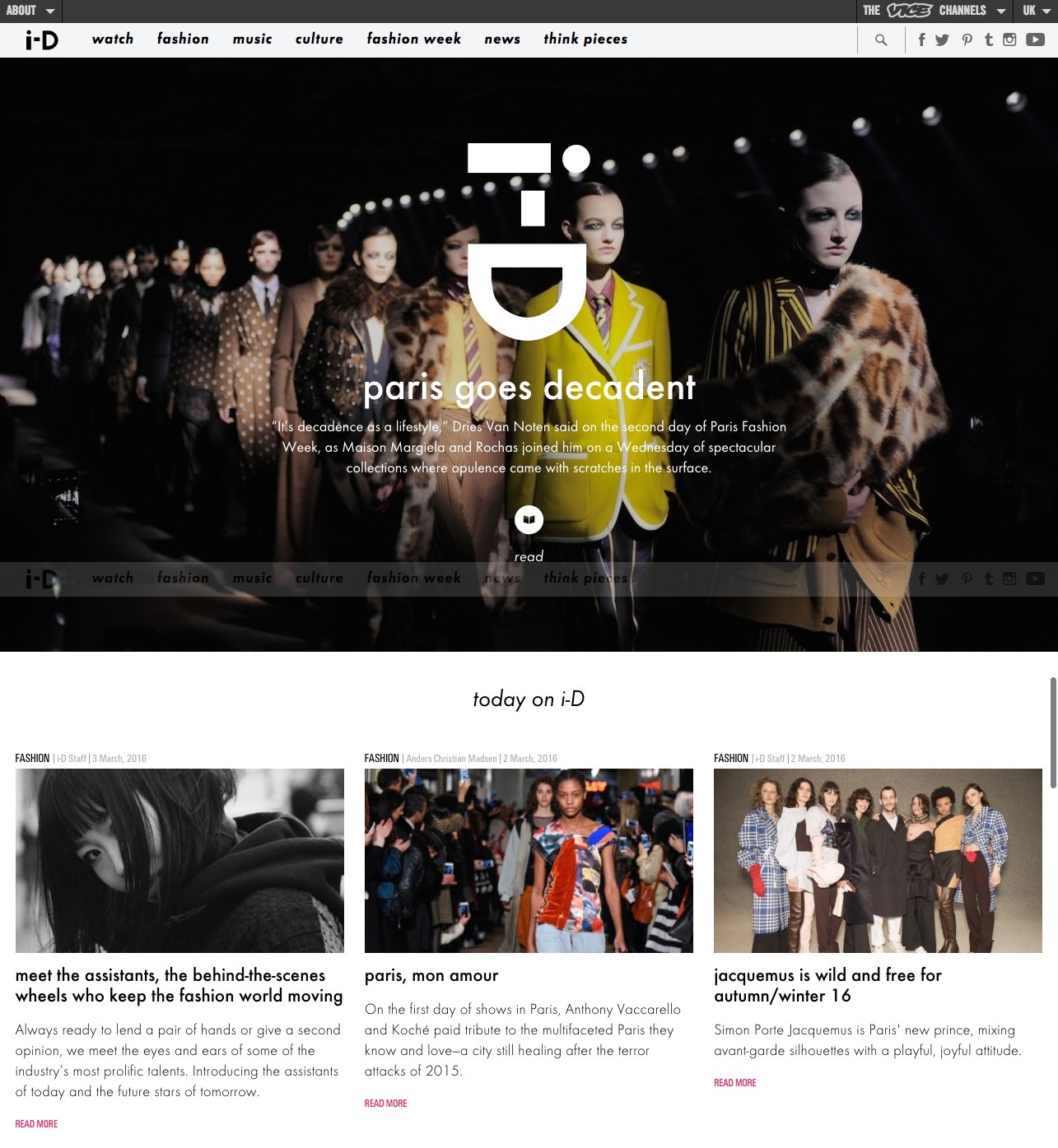 KOCHÉ / ID MAGAZINE