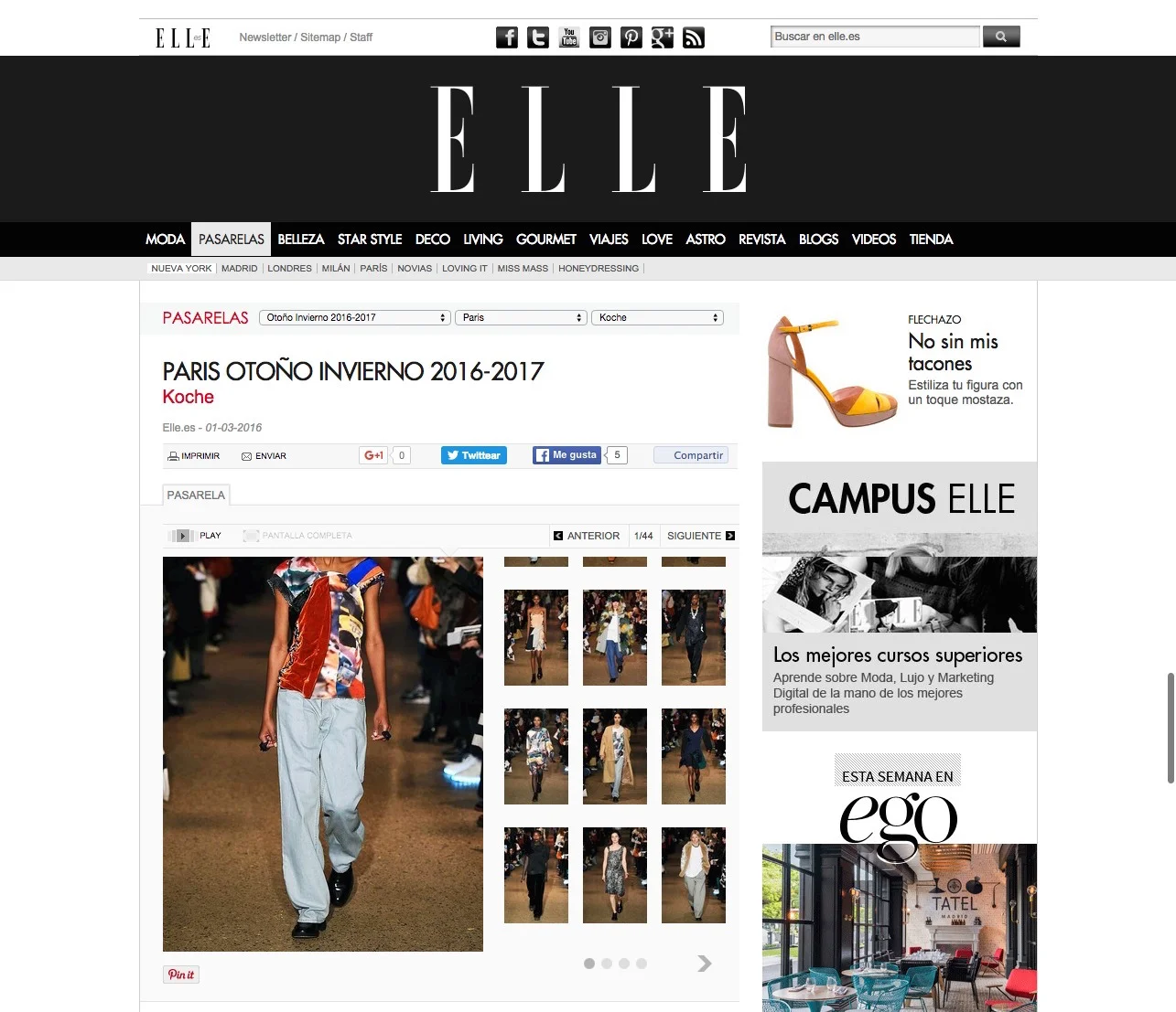 PARIS FASHION WEEK / ELLE