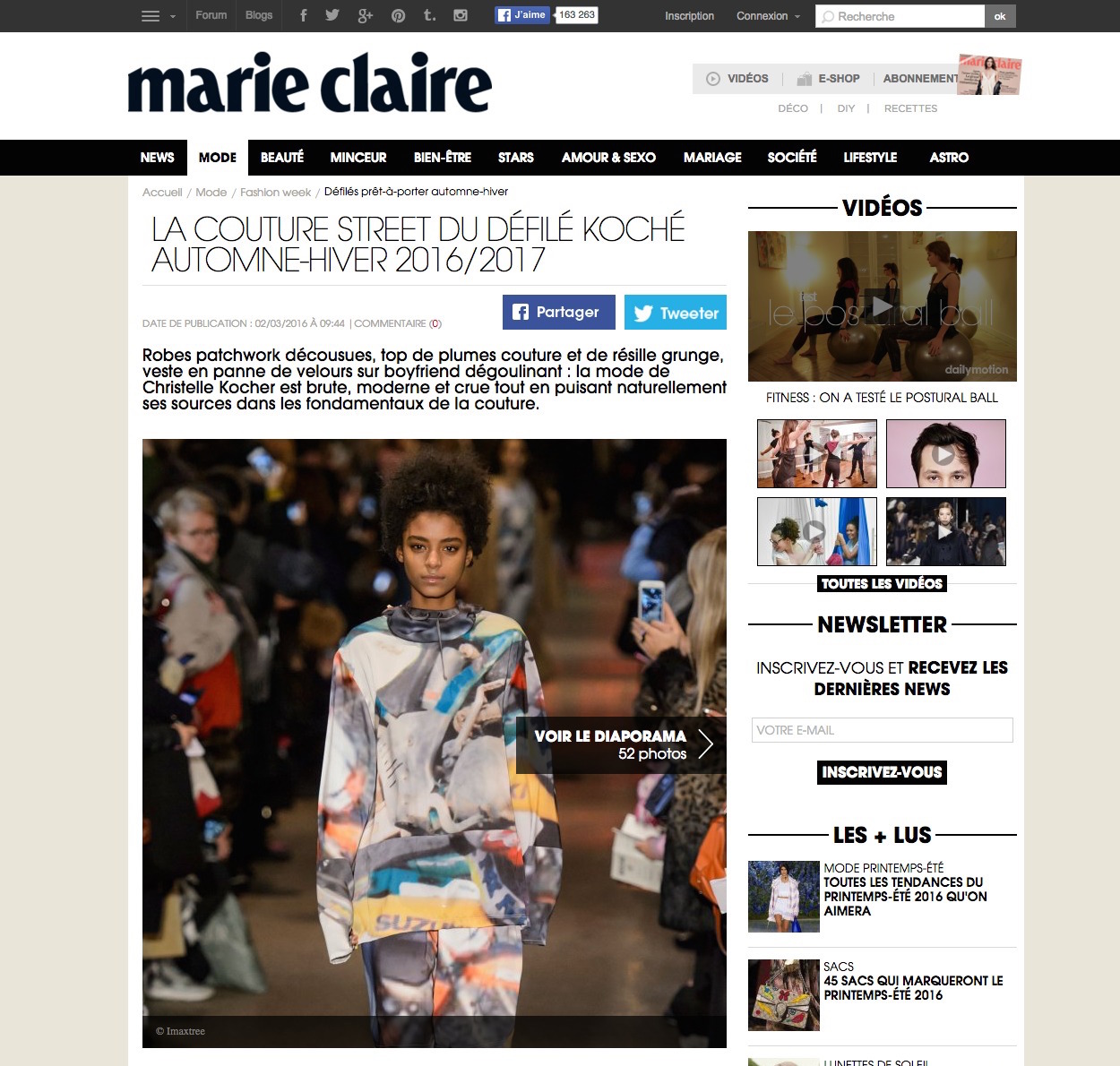 LA COUTURE STREET / MARIE CLAIRE