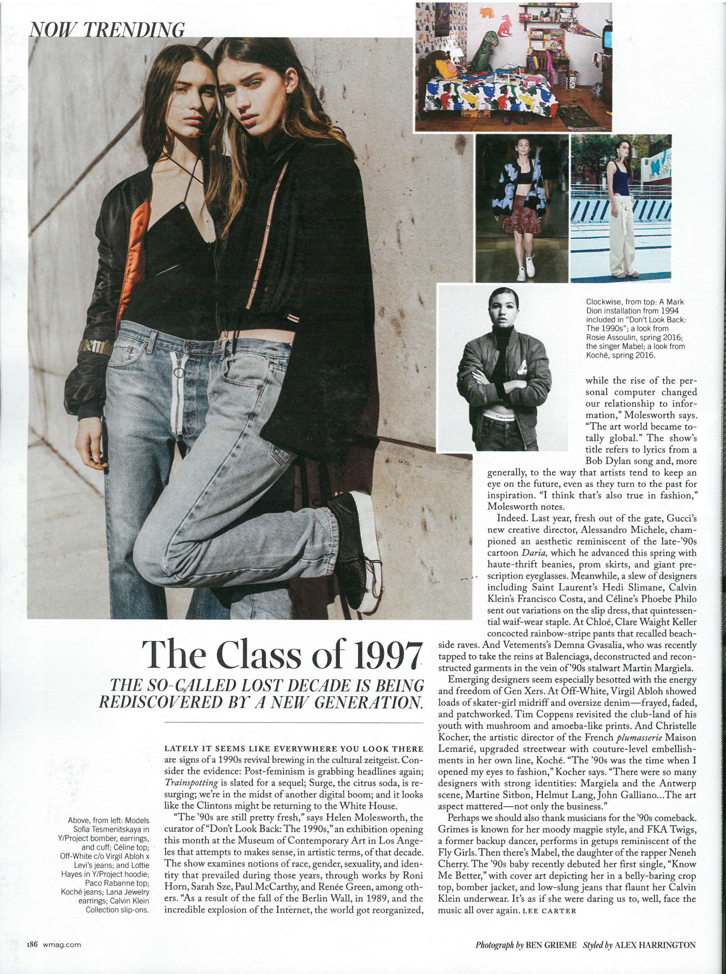 THE CLASS OF 1997 / W MAG