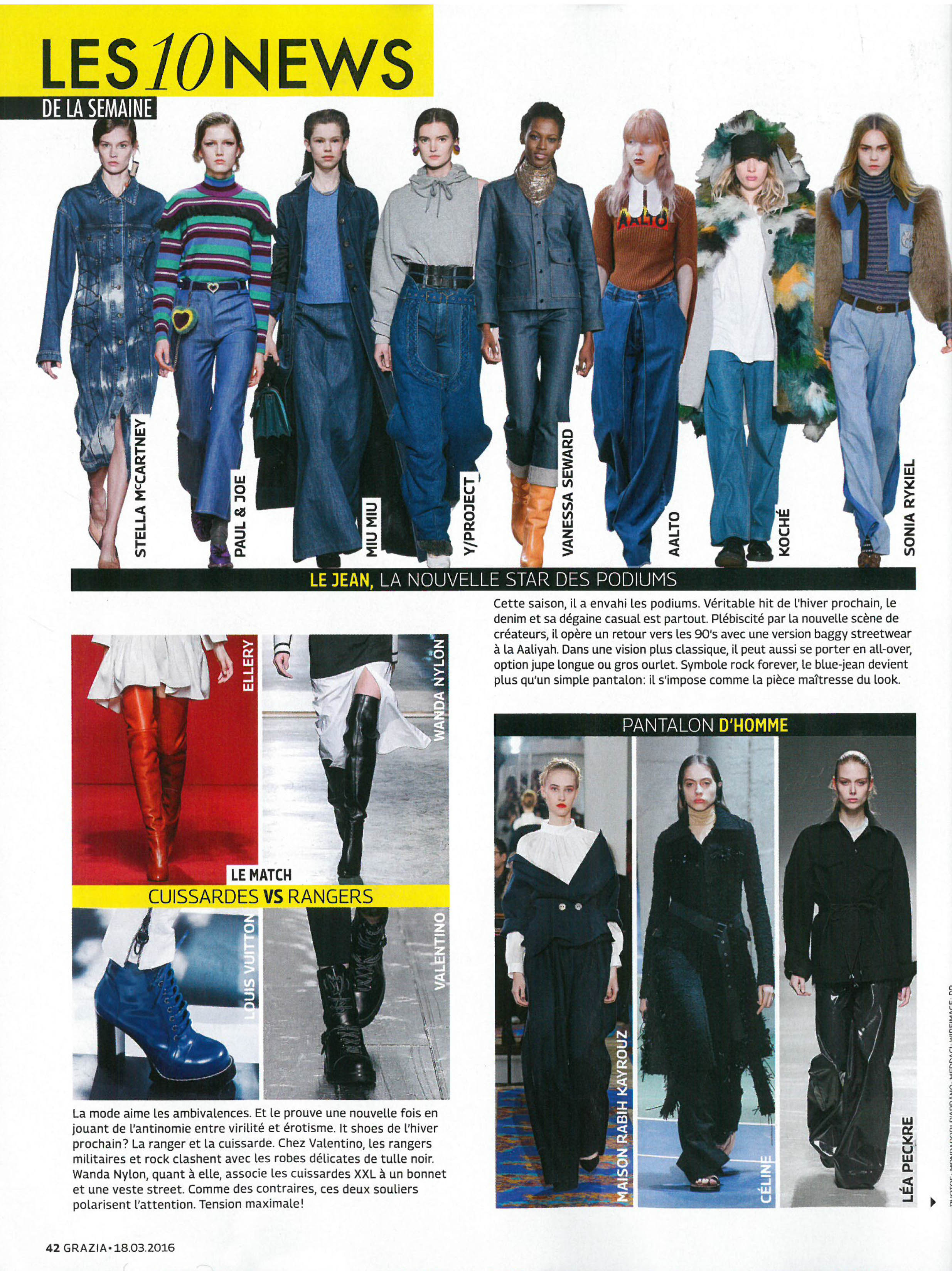 LES 10 NEWS / GRAZIA