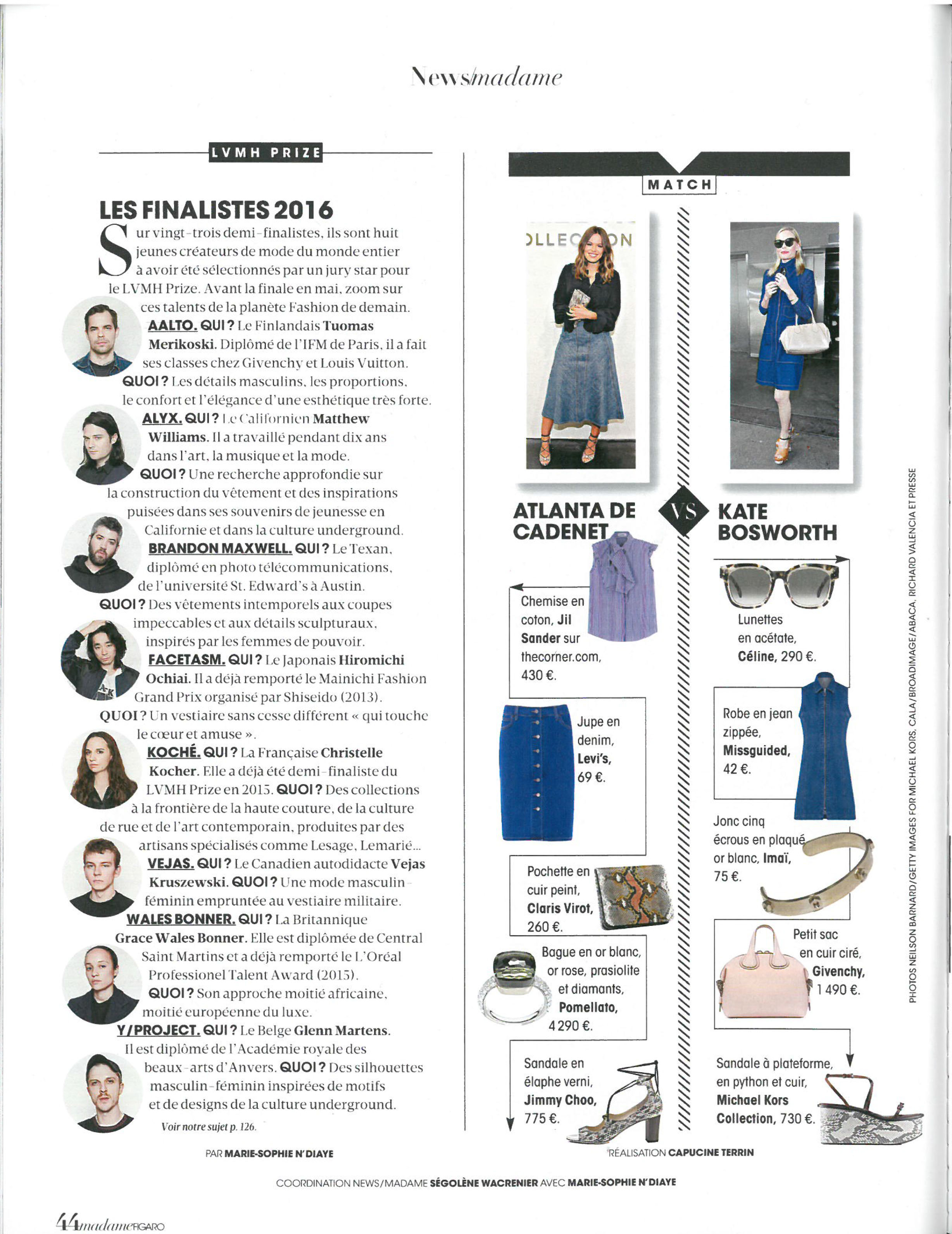 LVMH PRIZE / MADAME FIGARO