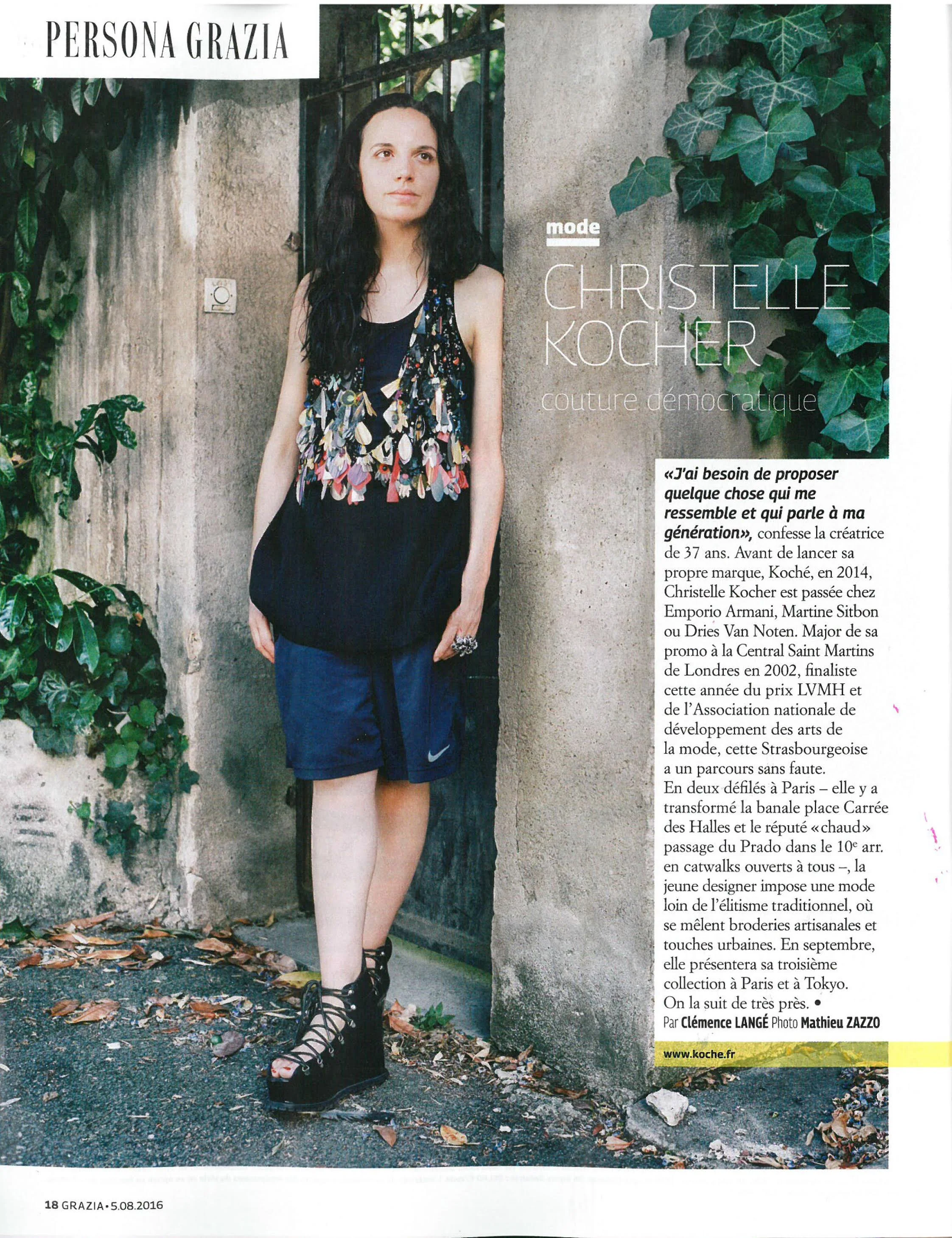 KOCHÉ / GRAZIA FRANCE