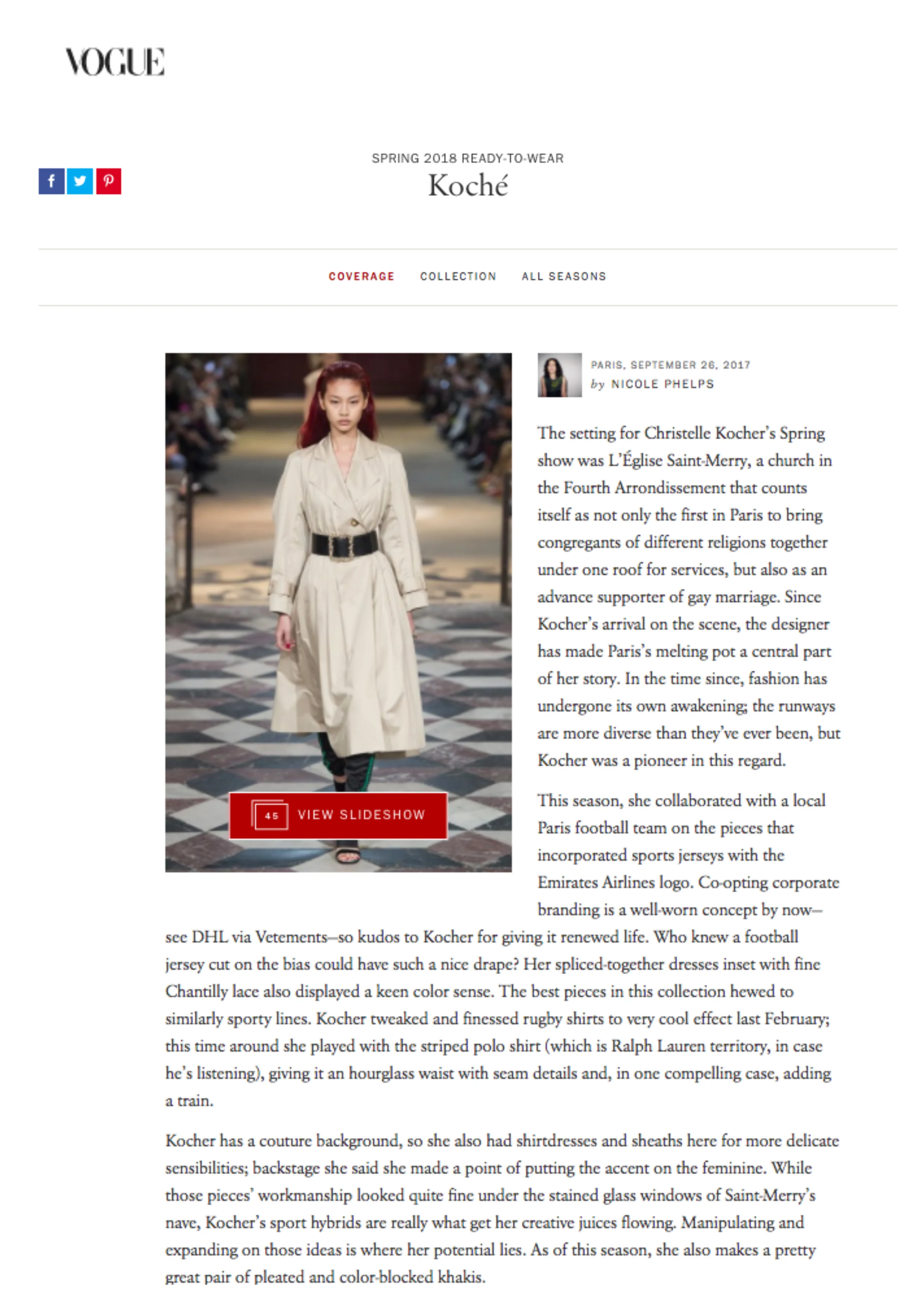 KOCHÉ // VOGUE.COM