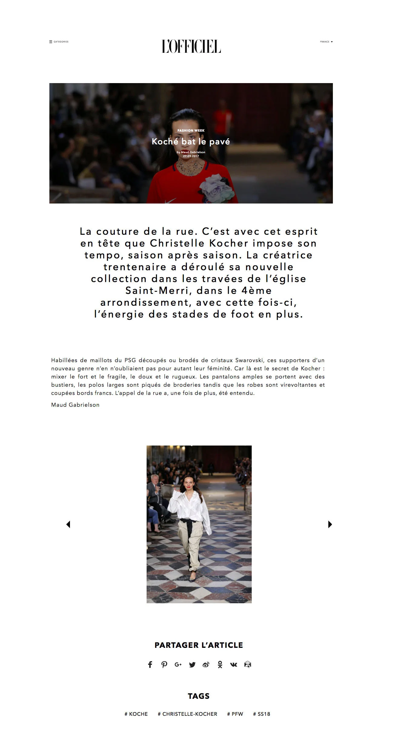 KOCHÉ // L'OFFICIEL.COM