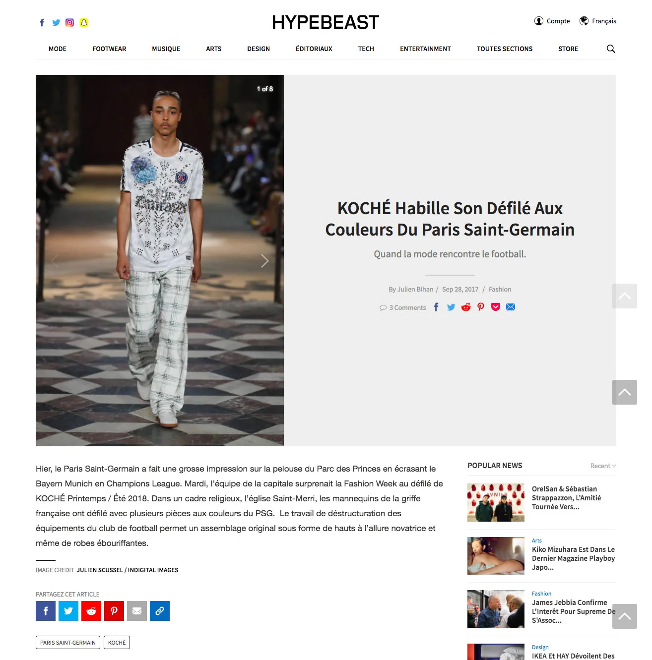 KOCHÉ // HYPEBEAST.COM