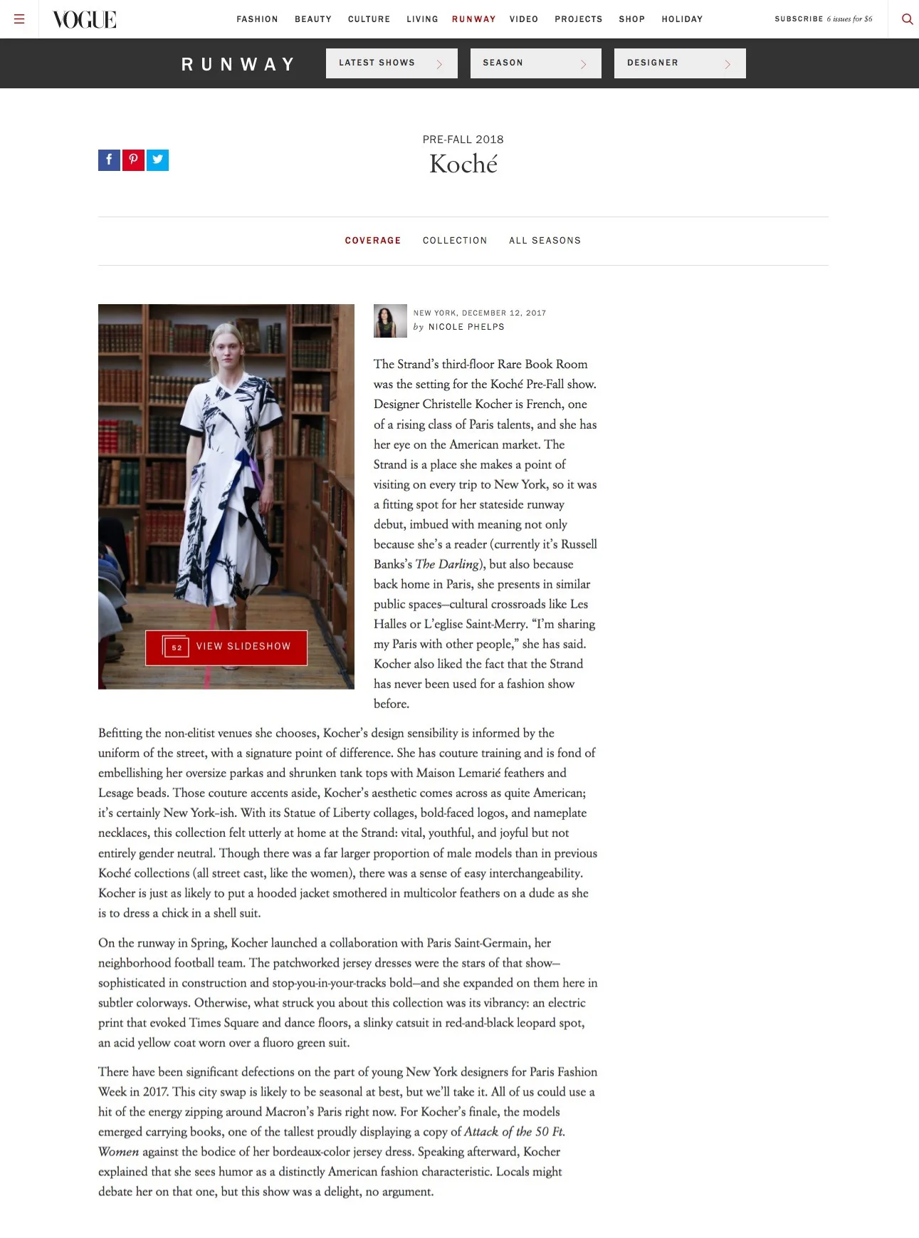 KOCHÉ // VOGUE.COM