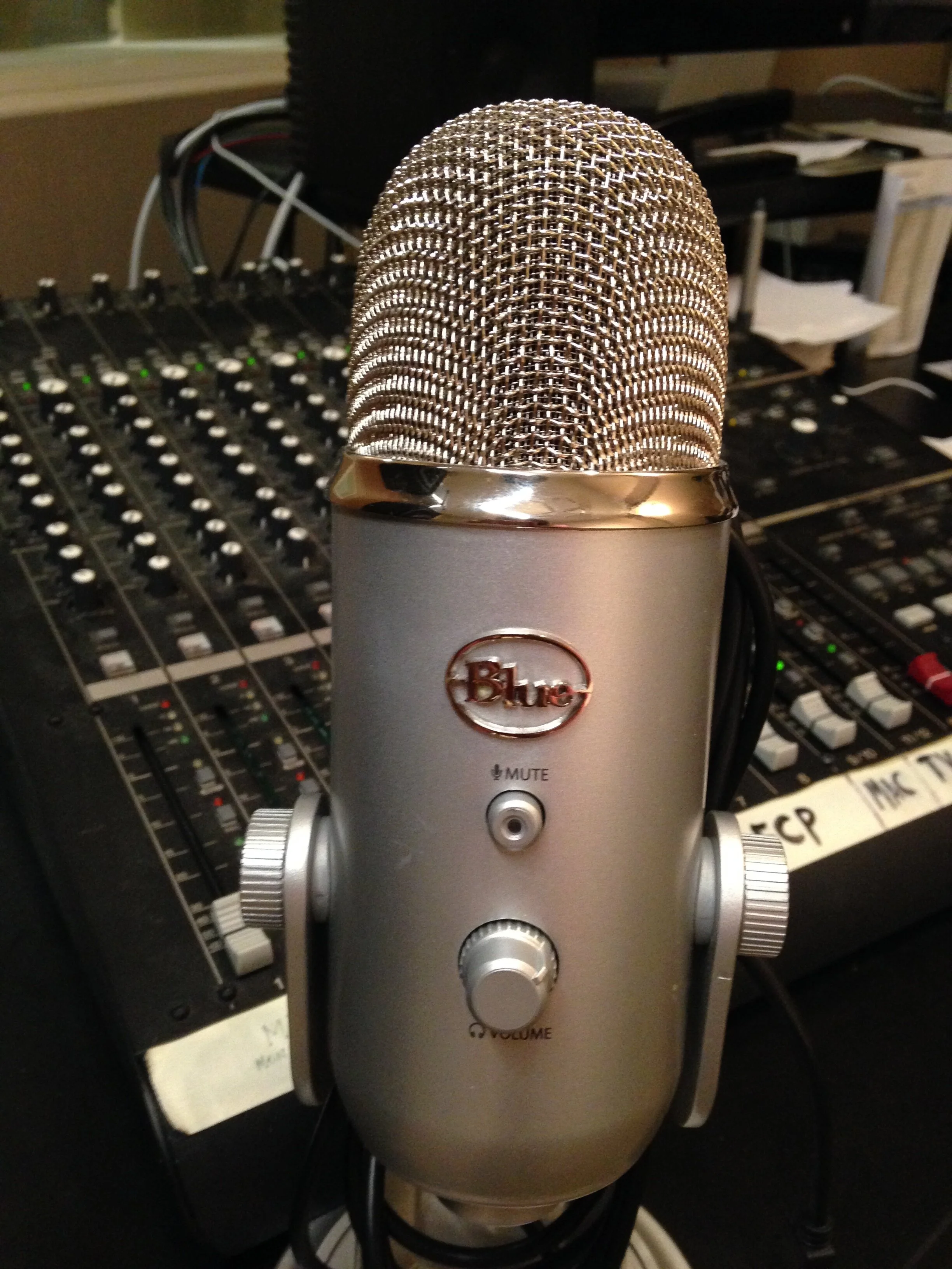 Getting ready to record a scratch VO