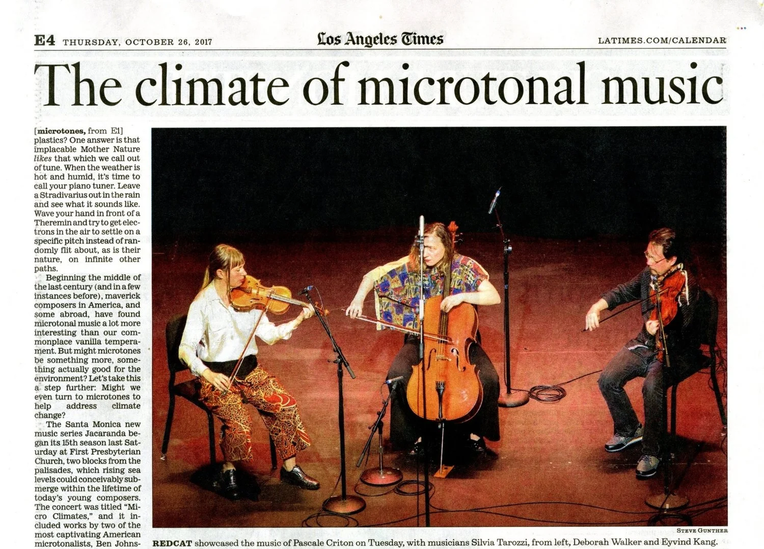 tsii in the news: movement, block cloth shirts & microtonal explorations