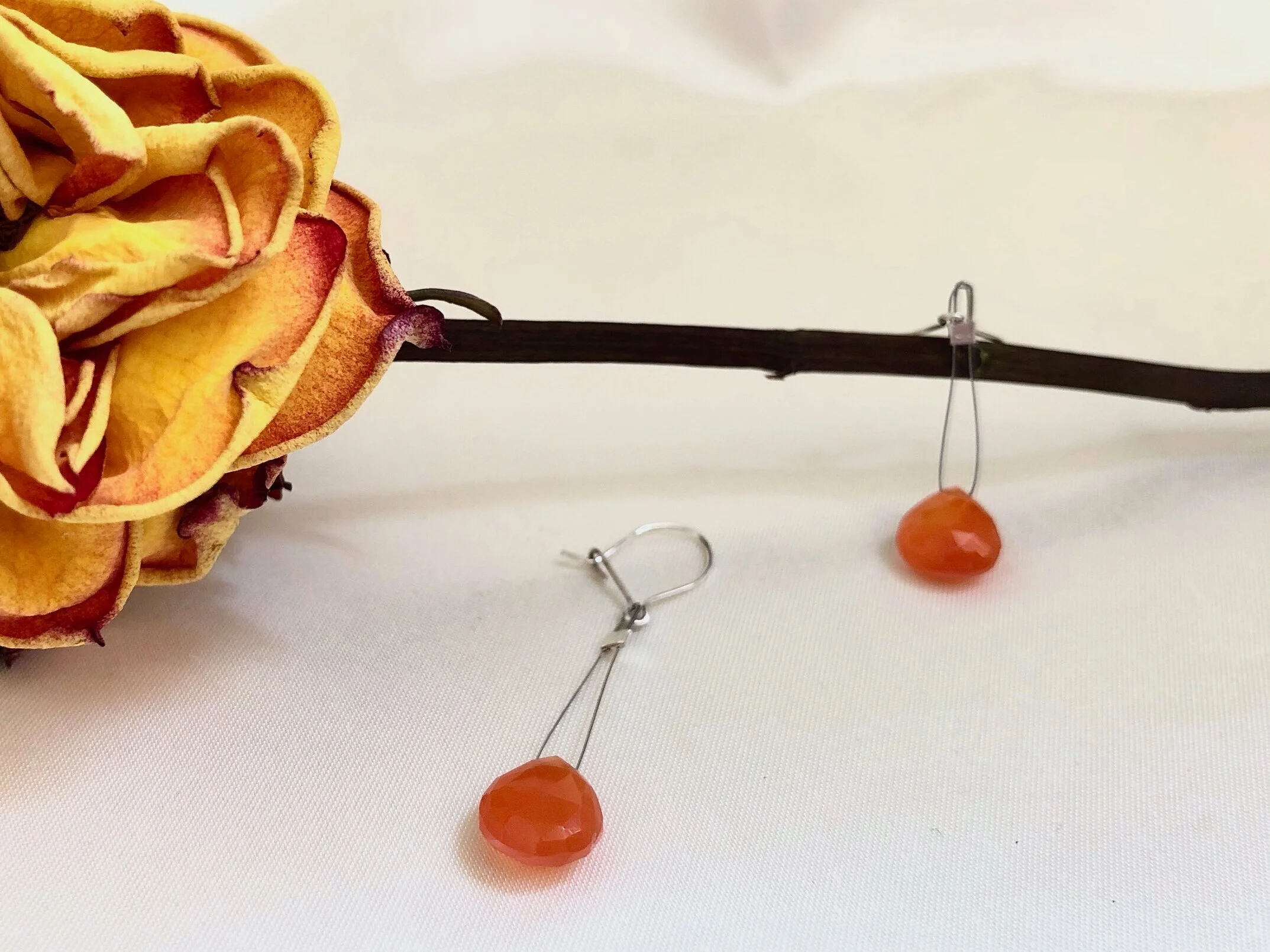silvia carnelian earrings