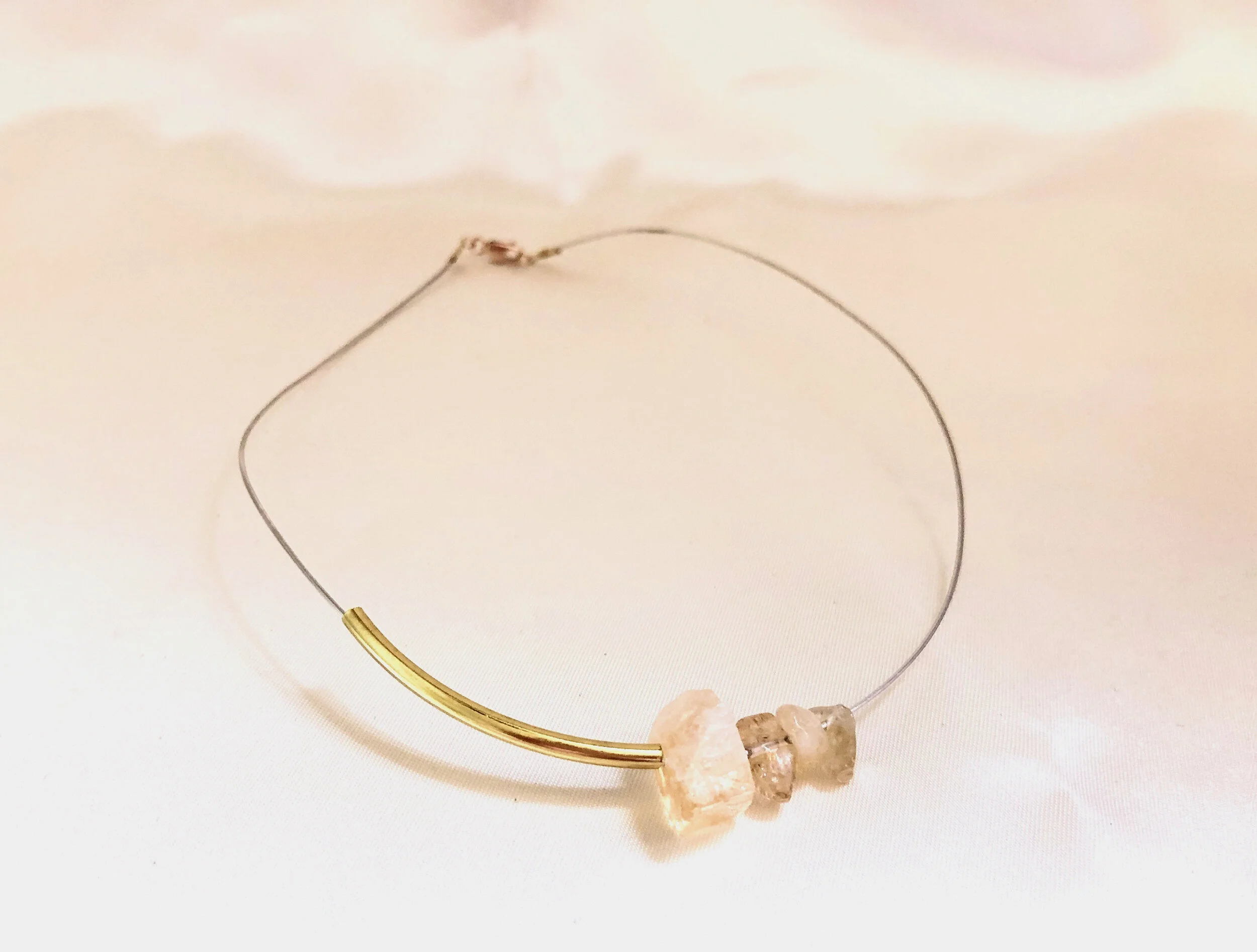 silvia citrine choker