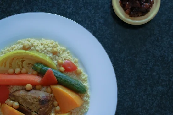 Moroccan 7 Vegetables Couscous