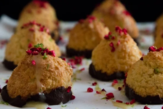Moroccan Coconut Macaroons - Coconut Ghriba (Gluten and Dairy Free)