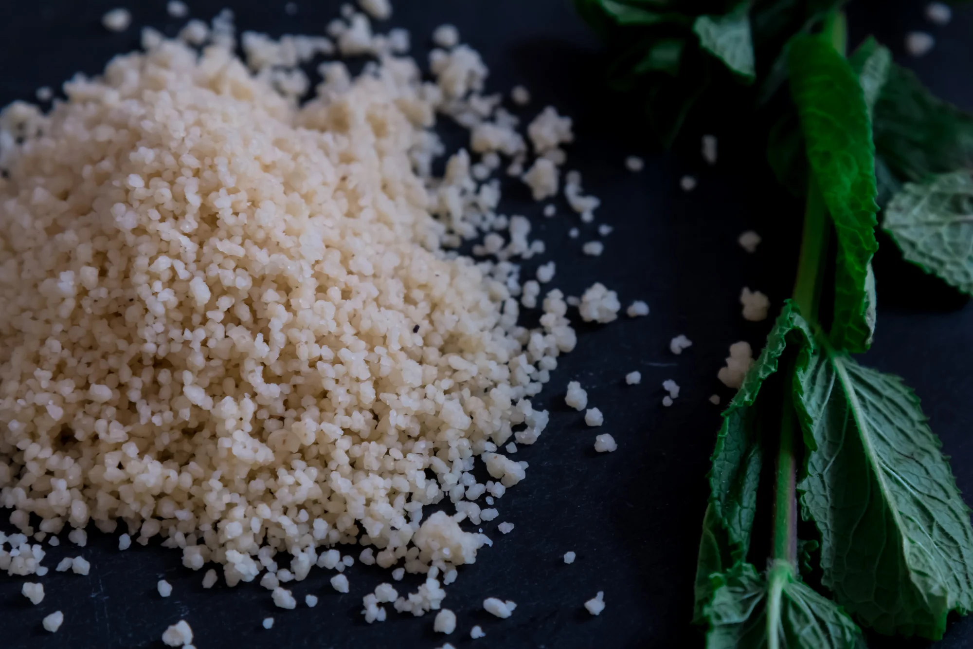 Non-sticky and Fluffy Plain Couscous