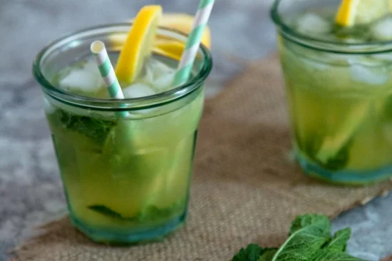 Orange Blossom and Mint Lemonade