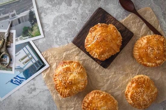 Feta and Preserved Lemon Mini Cheese Pie