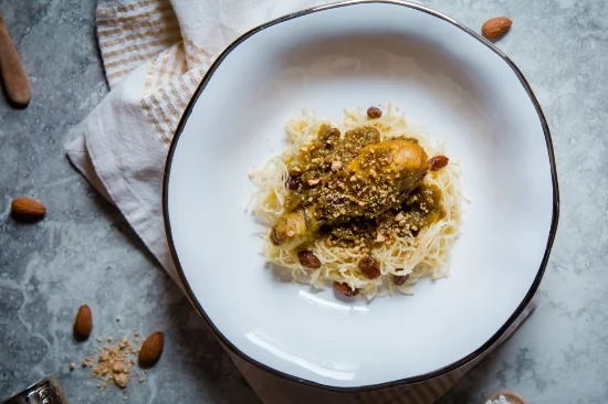 Seffa - Moroccan Chicken With Vermicelli