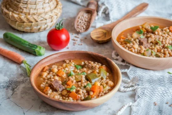 Berkoukech Soup (Mhamsa)