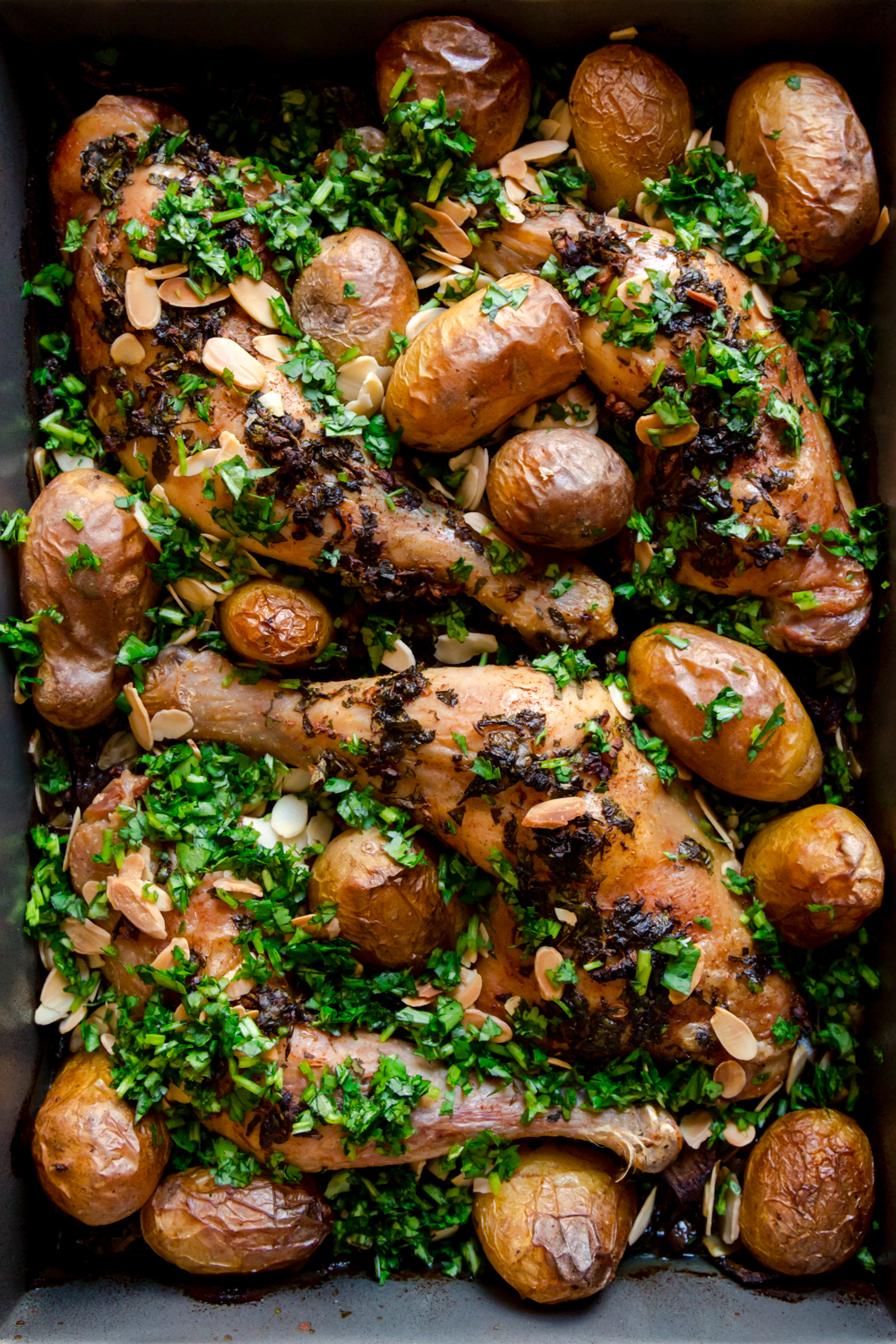 Ras el hanout and baby potatoes chicken traybake — My Moroccan Food