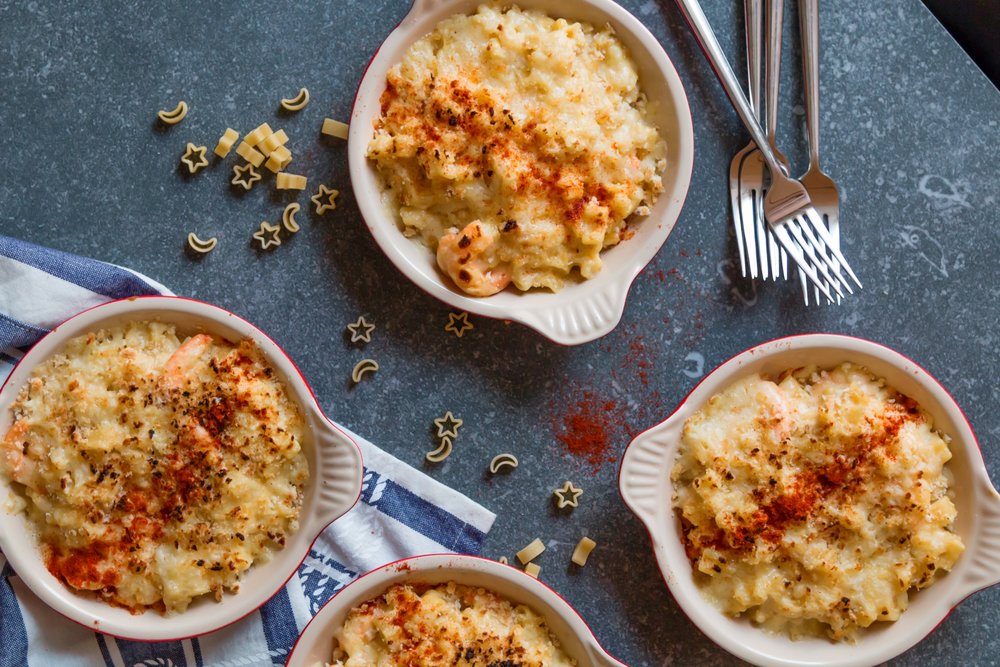 Shrimp, preserved lemon and saffron mac and cheese — My Moroccan Food