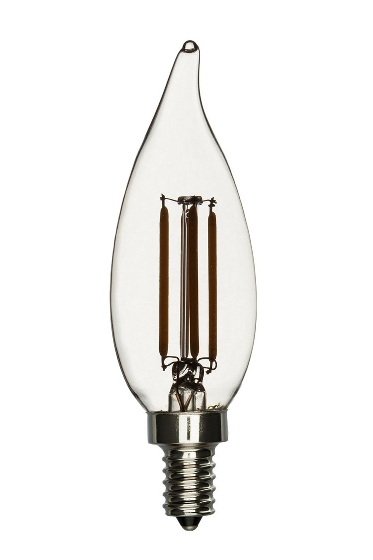 amber outdoor light bulbs on Led Candelabra Bulb 40w Equivalent Warm White 2700k Dimmable Bent Tip Modvera Lighting