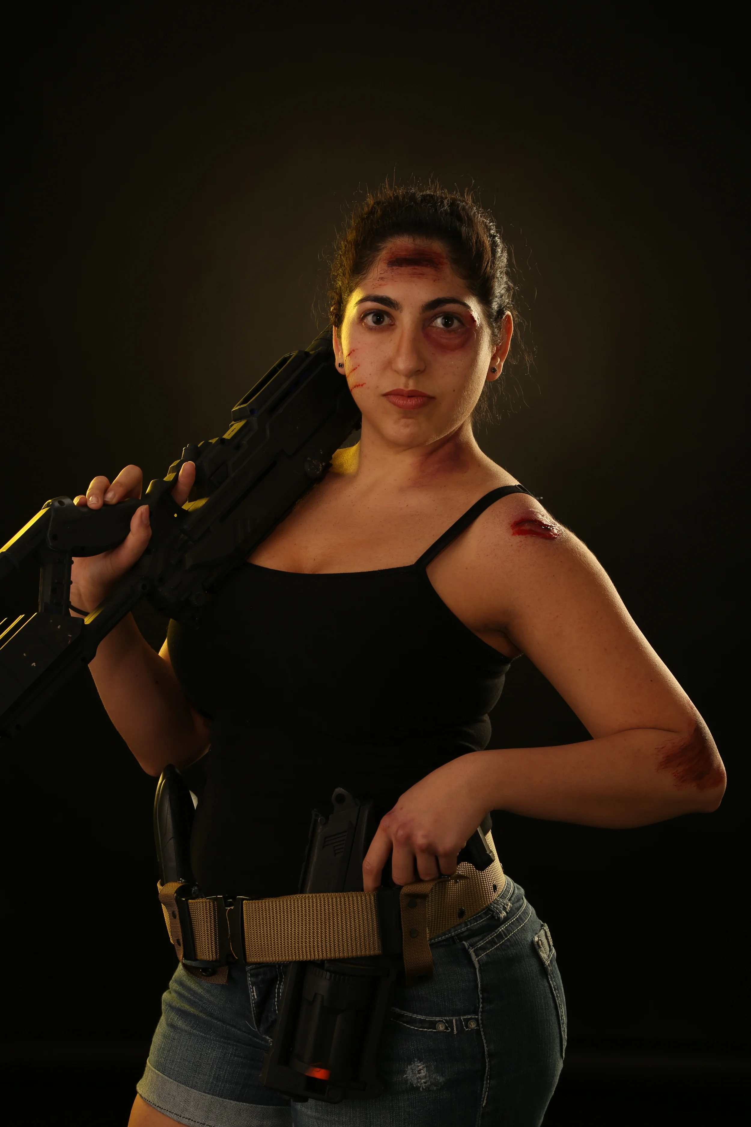 Lara Croft from "Tomb Raider" Hair and Make Up and Special Effects: Ericka Cho