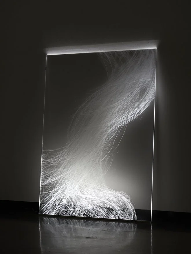 David Mutch, Daemon Etch IX, 2017 acrylic, steel, LED light, 160 x 120 cm, edition of 5 + 1AP, available