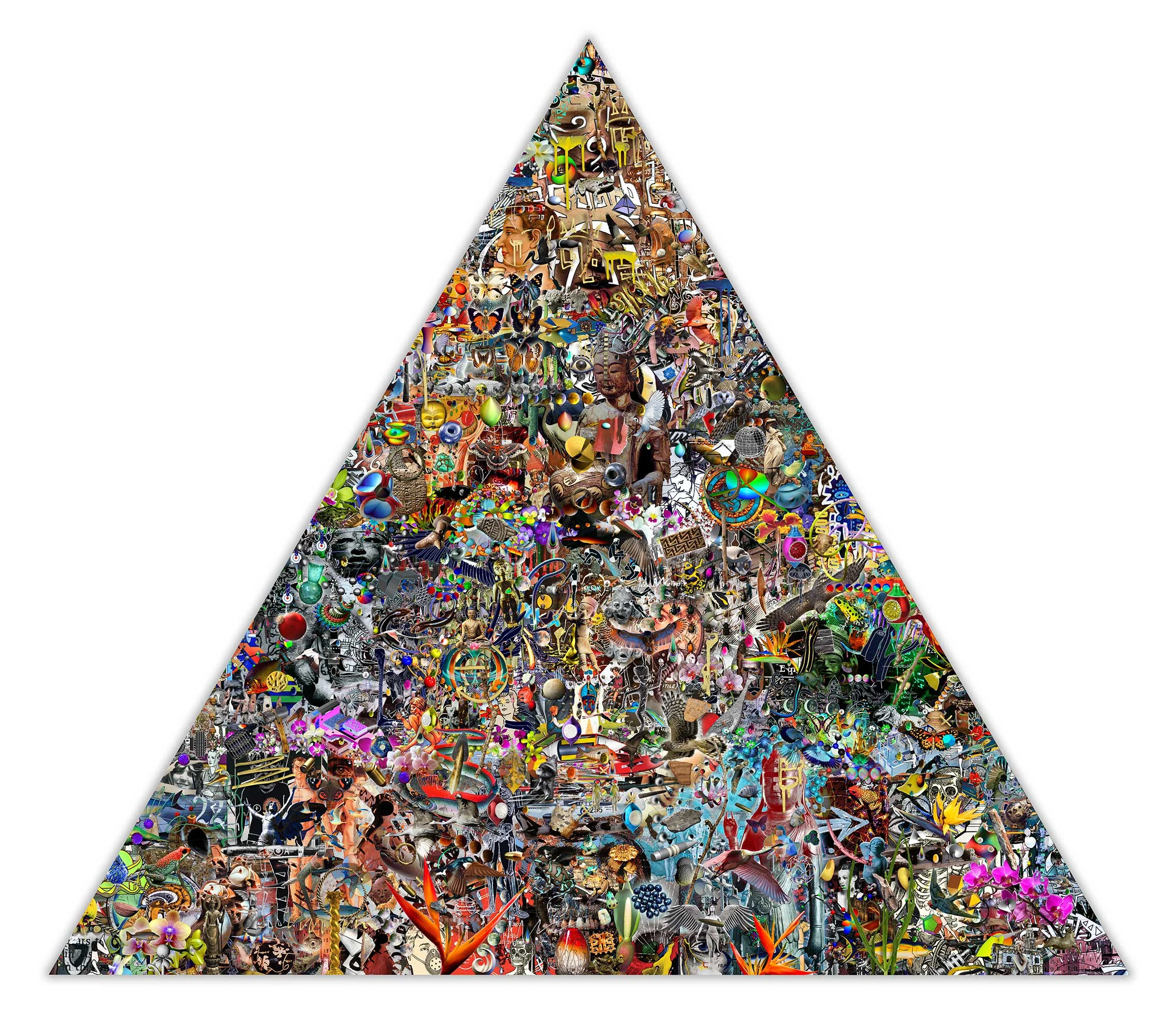 Rus Kitchin, World2, 2017 Giclée print dry-mounted on Dibond, 150 x 170cm, available