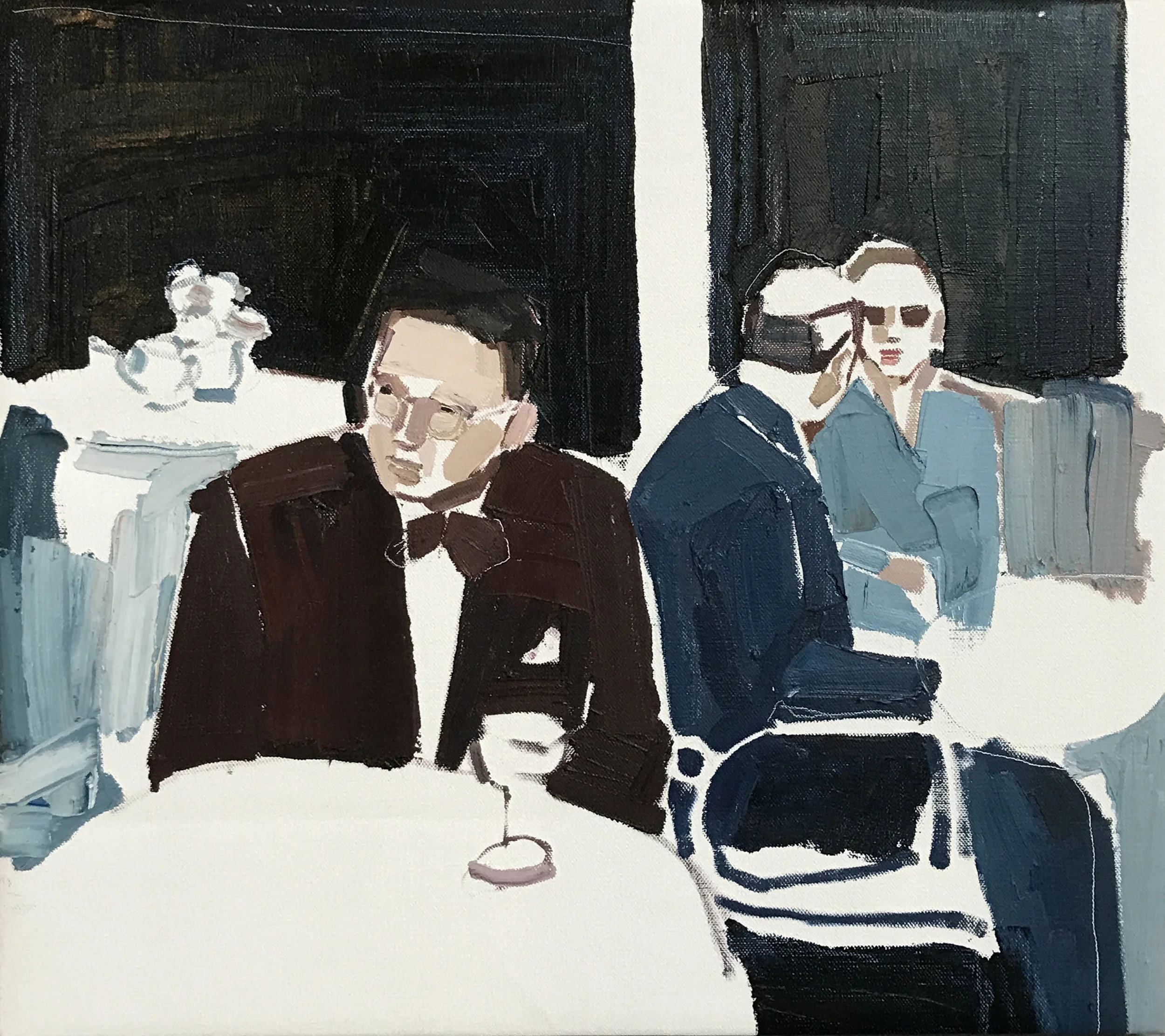 Clara Adolphs, Friday's Table 67 x 61 cm, oil on linen