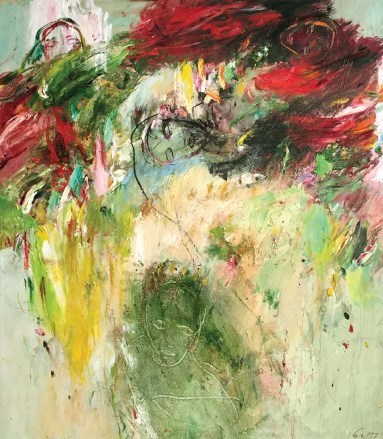 Heather Betts, He Lets Me Go 160 x 140 cm, oil on canvas, available