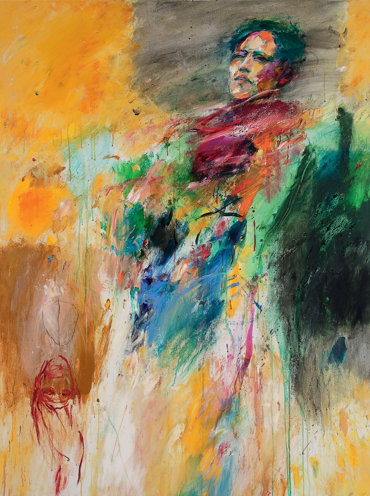 Heather Betts, Chamber II 120 x 160 cm, oil on canvas, available