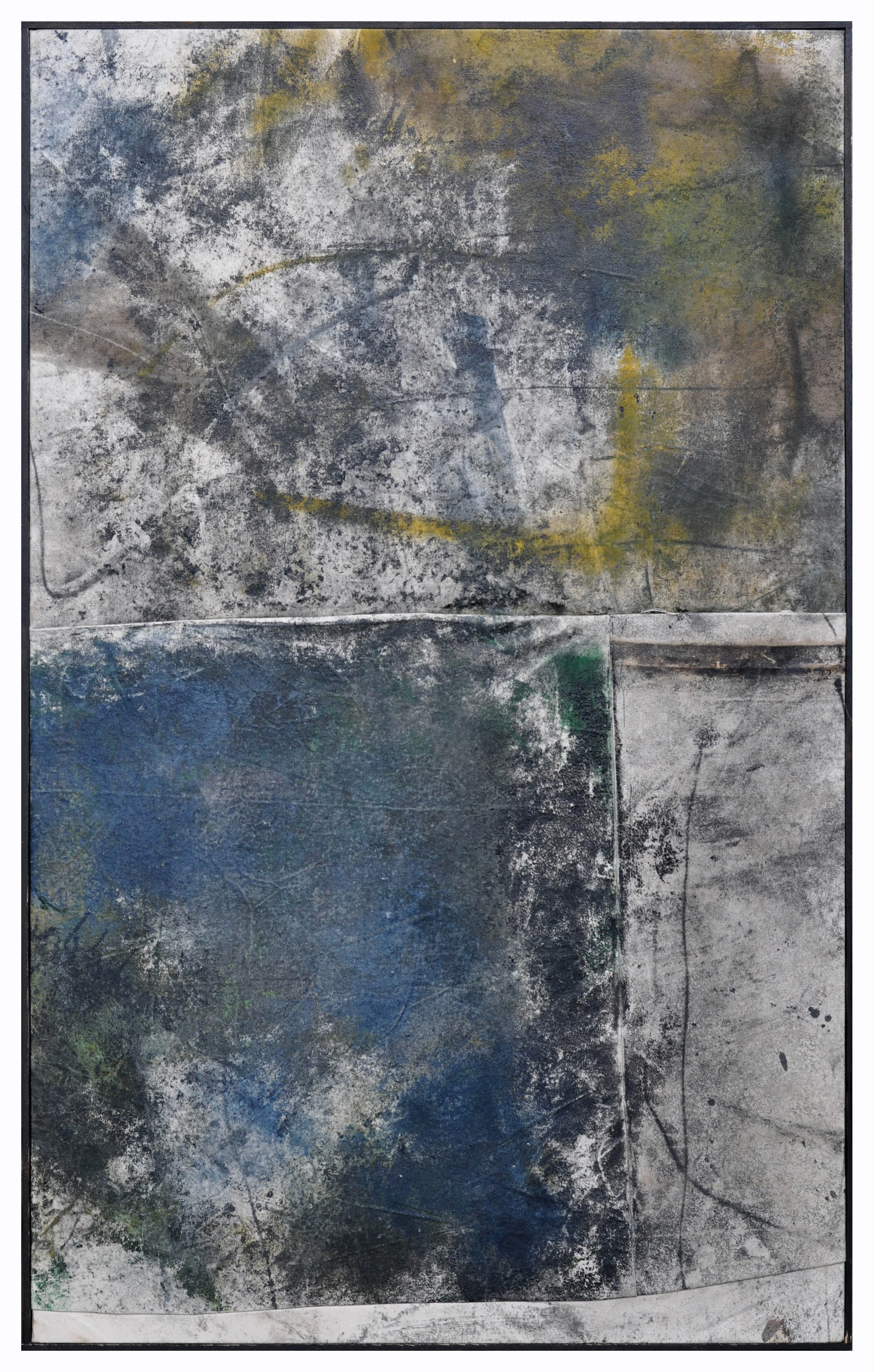 Ryan McGennisken, Ok Lets Go 78 x 124 cm, 78 x 124 cm, spray paint, thred, on canvas, oak frame, available