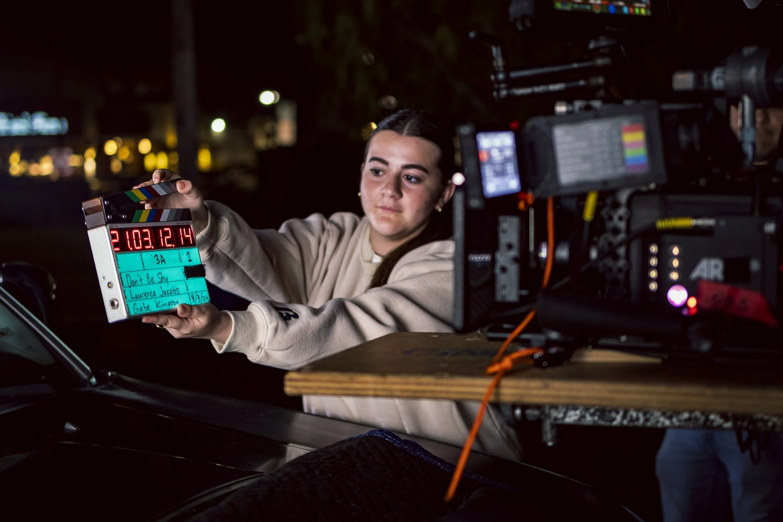  Written, Directed &amp; Edited by Laurence Harlan Jacobs  Produced by Jessica Nicole Jacobs &amp; Laurence Harlan Jacobs  Story by Laurence Harlan Jacobs &amp; Jessica Nicole Jacobs  Starring Zak Takowsky, Ali Fumiko Whitney and Sydney Taylor  Cinem