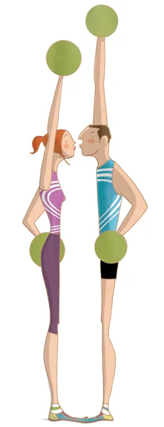 Workout duo, Best Health magazine