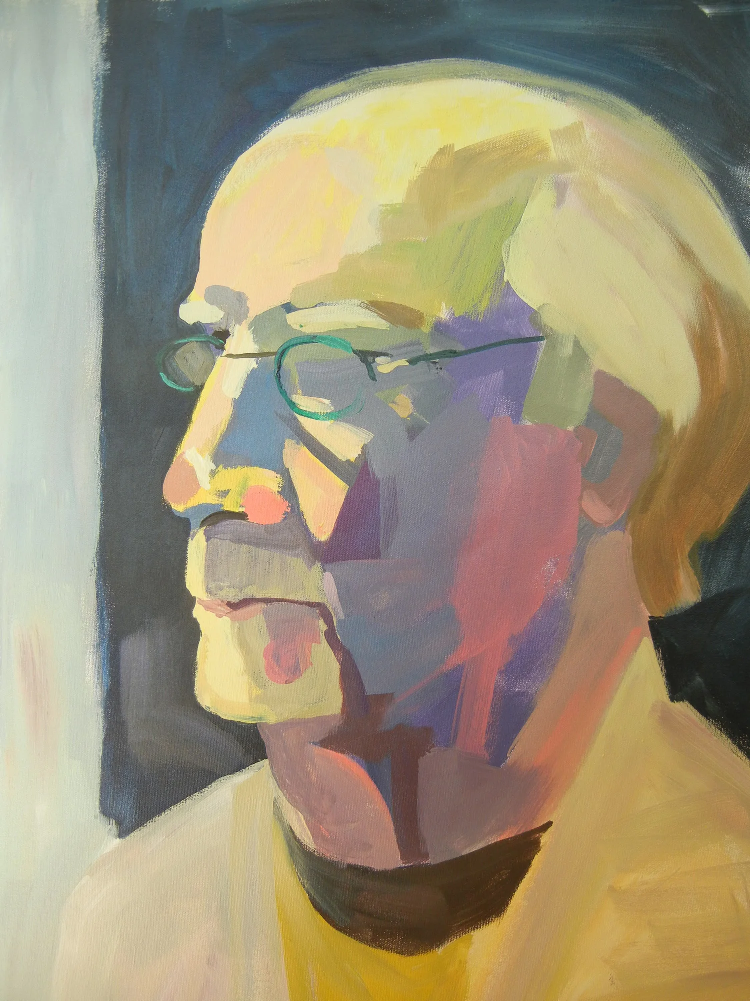 M. Dupéré, acrylique sur toile, 18" X 20"