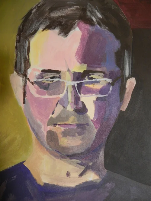 François, acrylique sur toile, 18" x 20"