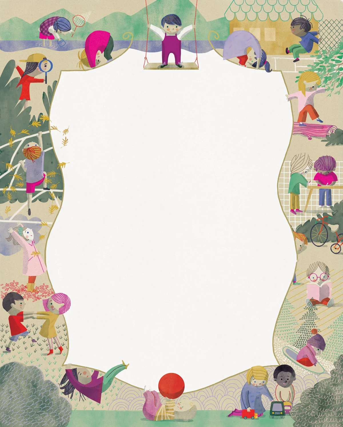 Regroupement des centres de la petite enfance de la Montérégie, Charte sur le droit au jeu (cadre)