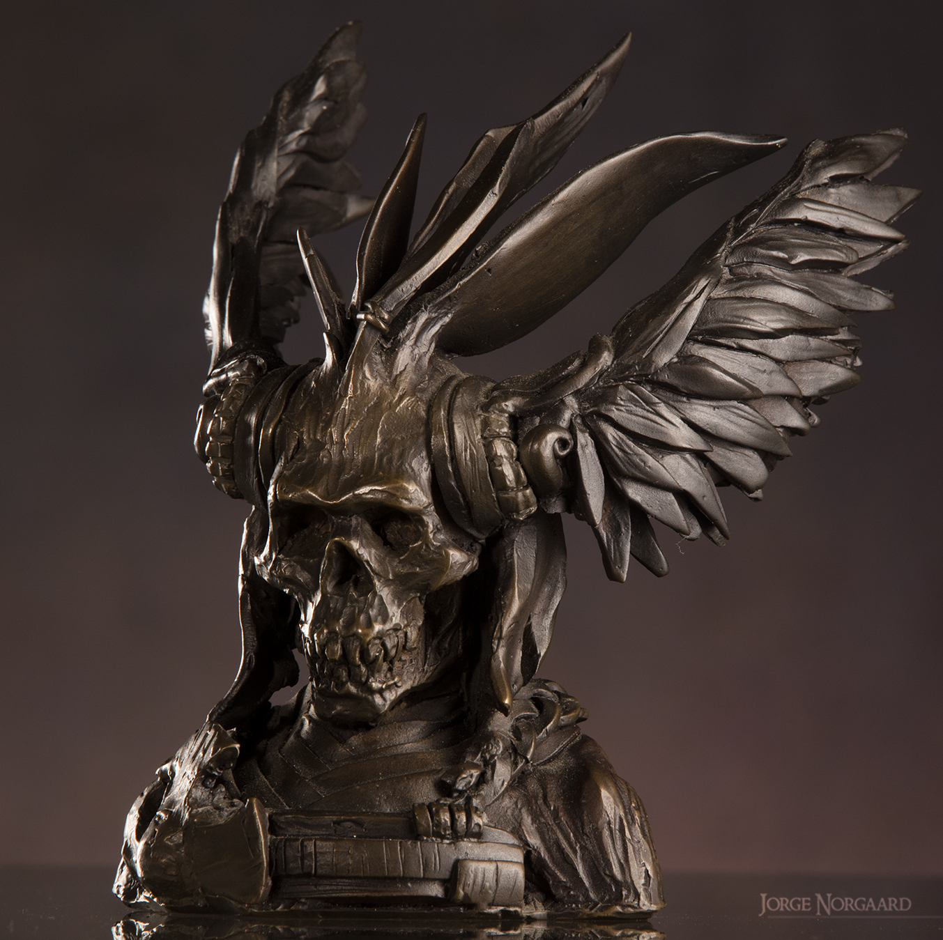 6" tall / Bronze bust