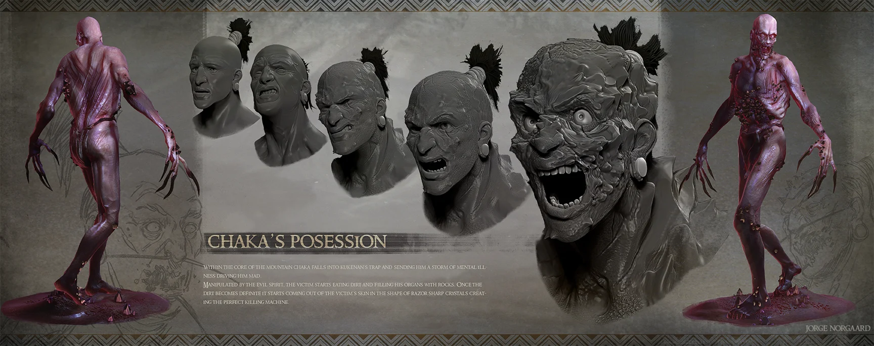 Whoever gets lost in Kukenan's realm, suffers the terrible fate of being possessed and used as a pawn to defend the sacred crystal. 