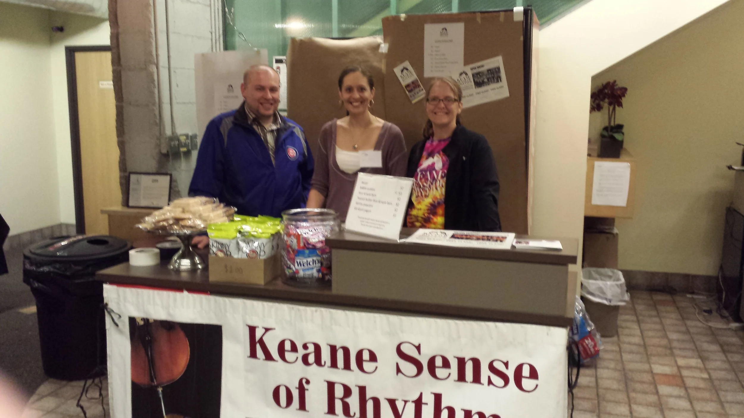 Volunteers from Keane Sense of Rhythm