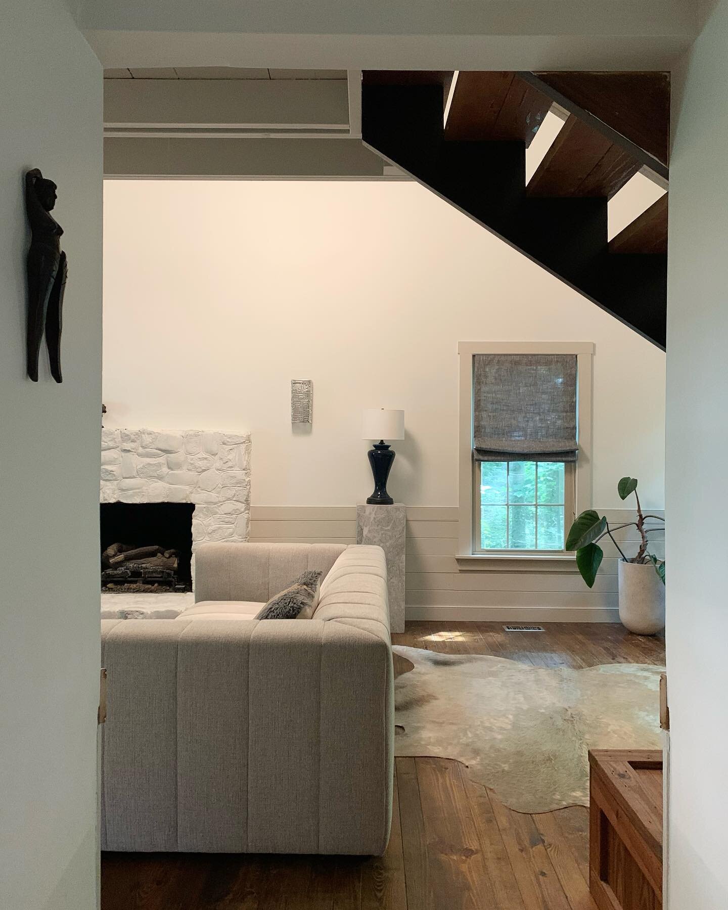 A continuous work in progress, but it&rsquo;s finally starting to feel magical. After watching numerous YouTube videos on how to demo stone fireplaces I am very close to picking up a chisel and going for it because Capricorn but creative. My plan is 
