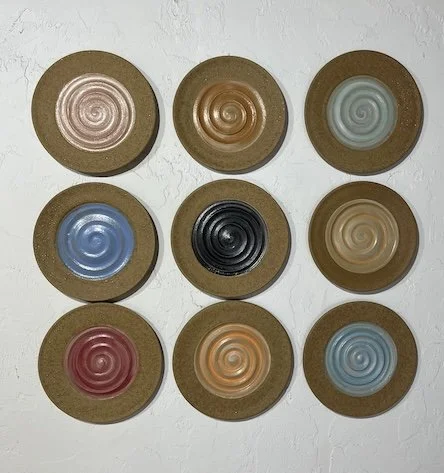 Nine Plates Nine Colors