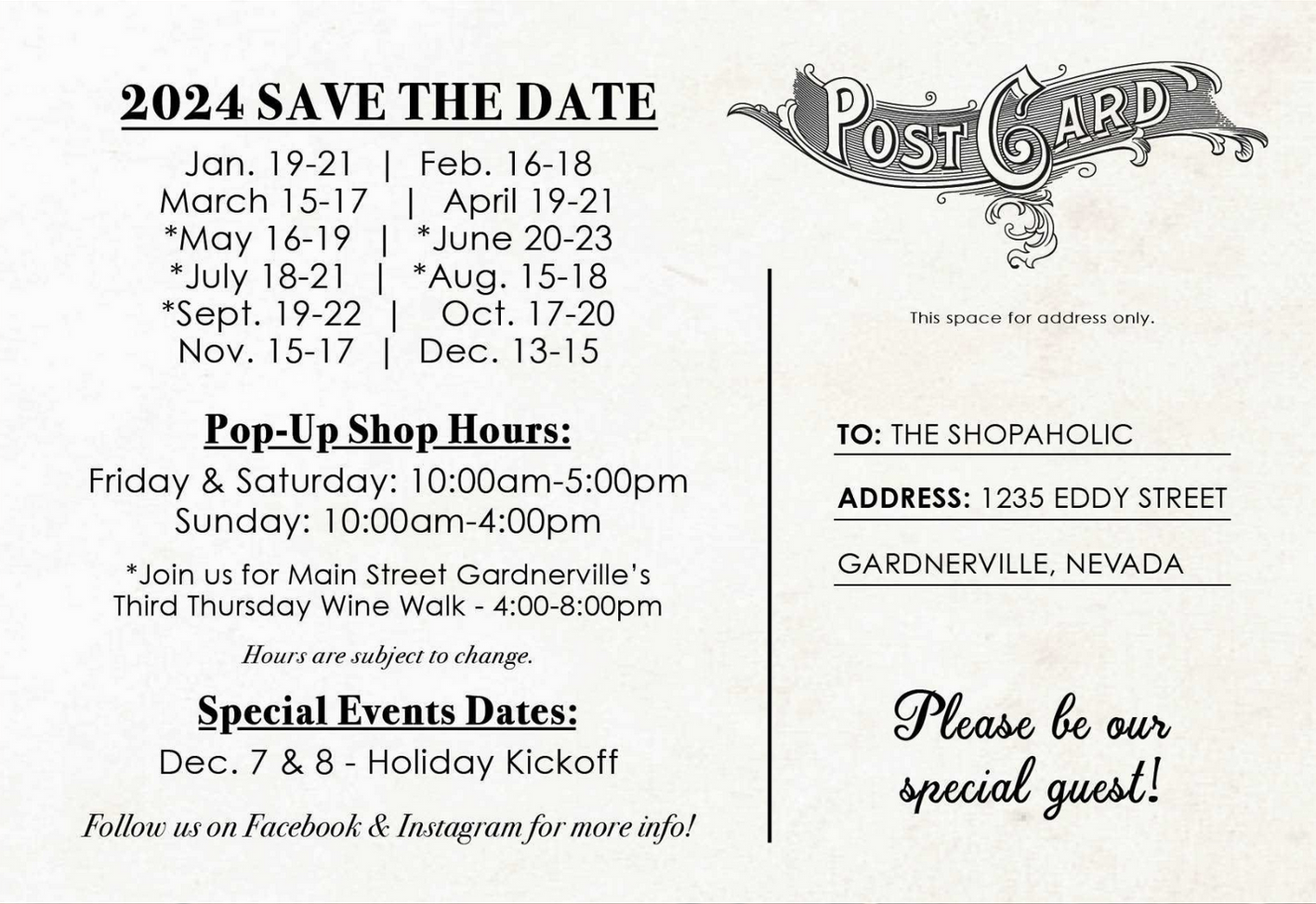 August Pop-up at Eddy Street Vintage Market
